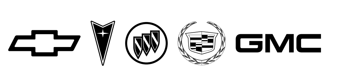 GM Brands (Chevrolet · Pontiac · Buick · Cadillac · GMC)